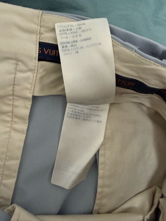 Louis Vuitton pleated wool tailored shorts 42 短褲-8
