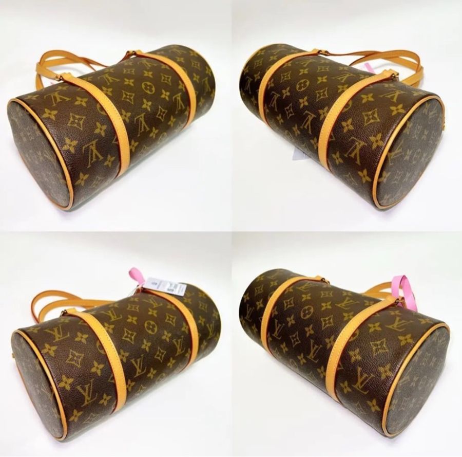 【Vintage 界的常青樹🌲超便宜拿下😍】LV Papillon中古 巴比龍 30 老花 圓筒包-5
