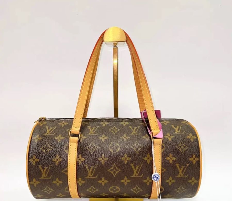 【Vintage 界的常青樹🌲超便宜拿下😍】LV Papillon中古 巴比龍 30 老花 圓筒包-1