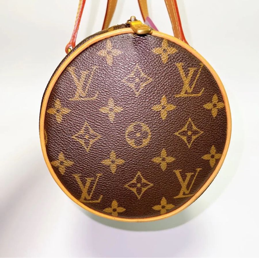 【Vintage 界的常青樹🌲超便宜拿下😍】LV Papillon中古 巴比龍 30 老花 圓筒包-3