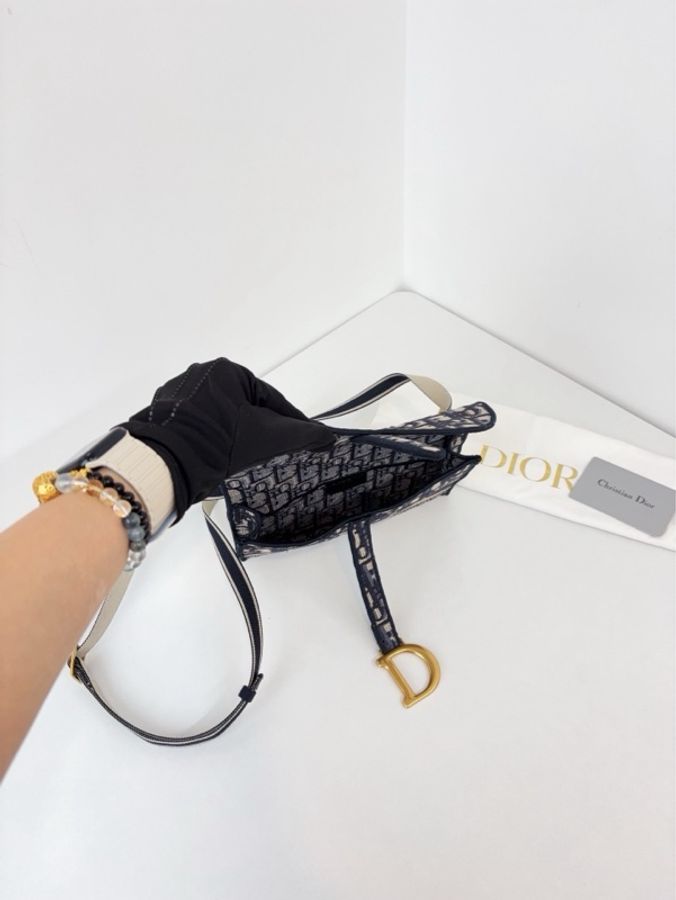 ✨Dior迪奧｜Oblique 老花馬鞍腰包 腰帶/胸包/斜挎 woc｜閒置新2020年-9