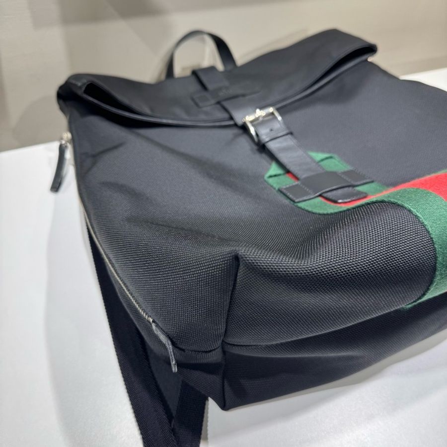Gucci古馳男士雙肩包原始內裡乾淨無勾絲-6