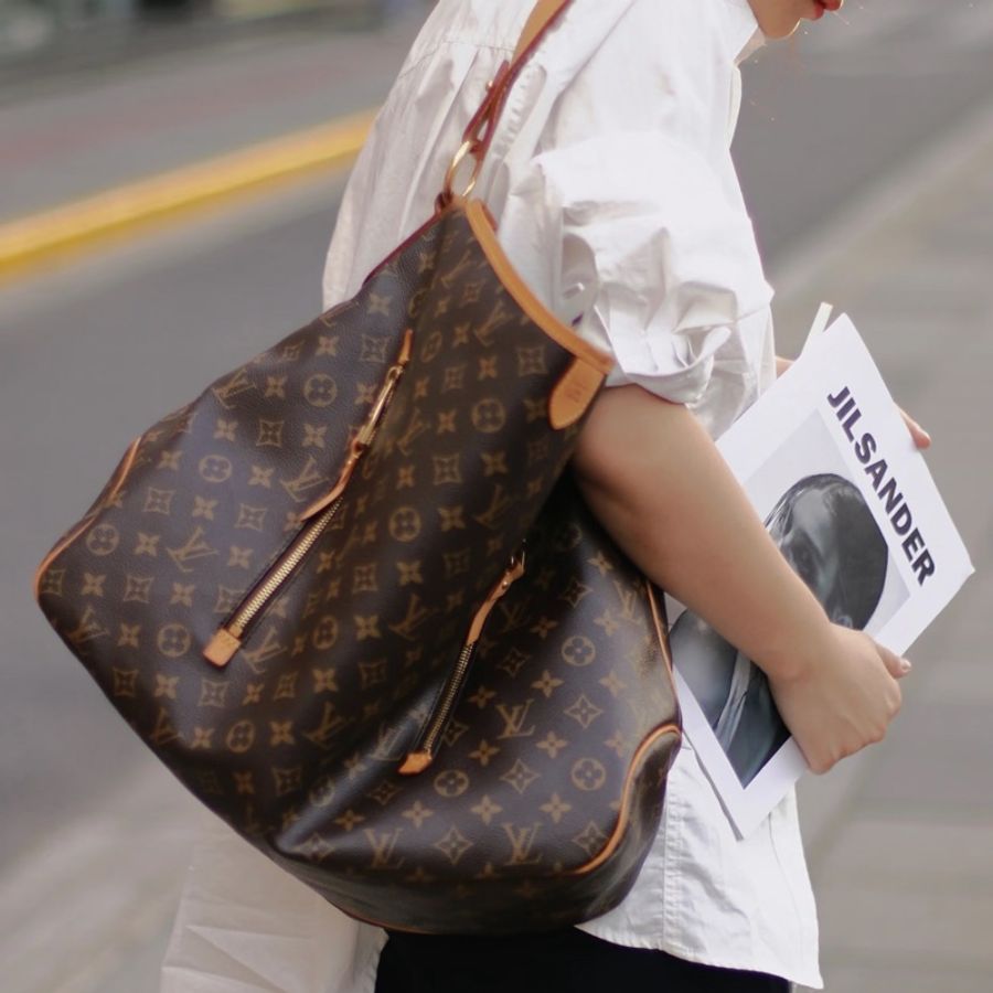 【LV 新晉網紅Delightful🙌🏻大包又開始火起來了🔥】LV老花Monogram Delightful 大號拉鍊包-3