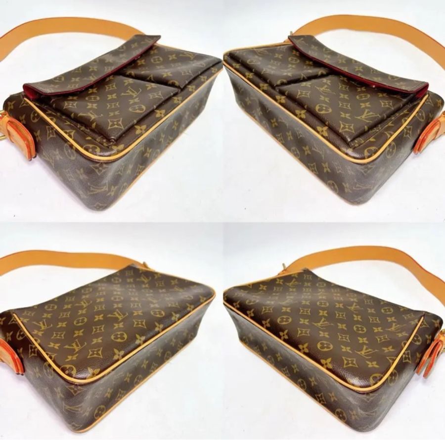 【誰背誰帥😎終於被我找到男女通吃的LV駱駝包😙】LV 中古駱駝包中號Viva Cite GM-8