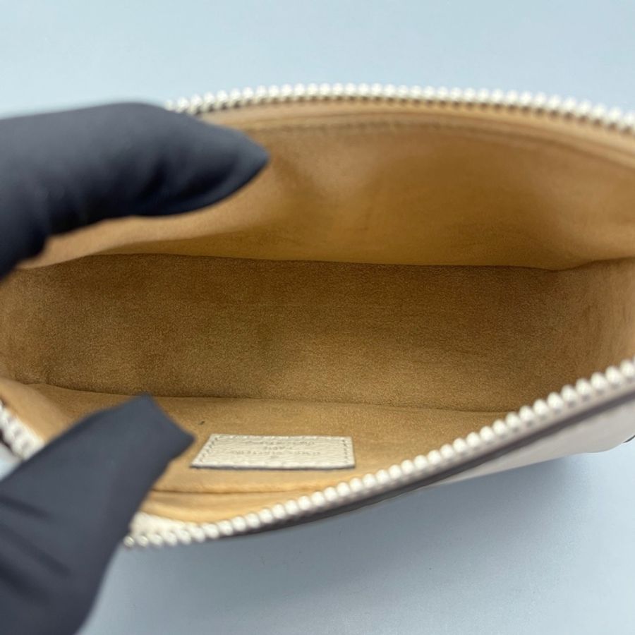 LV 路易威登marelle腋下包單肩包 米白色 芯片款-7
