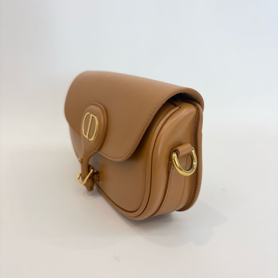 ❤️Dior/迪奧bobby焦糖色 全皮單肩包斜挎包 金扣-3