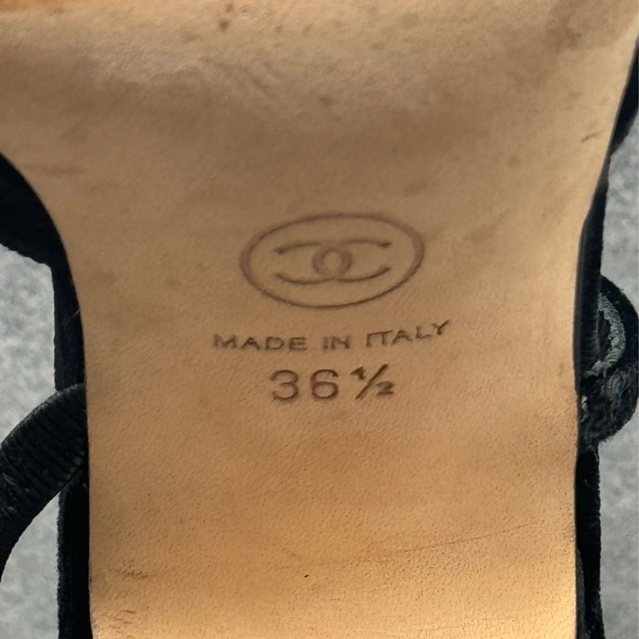 【97新 ✨ 全網最低價!】Chanel/香奈兒 經典黑色高跟鞋 36.5碼數 36-37碼可穿(下單前先詢問庫存❗️❗️)-7