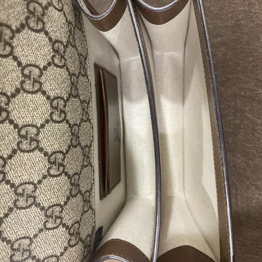 GUCCI Retro經典帆布斜背包 防潑水PVC-11