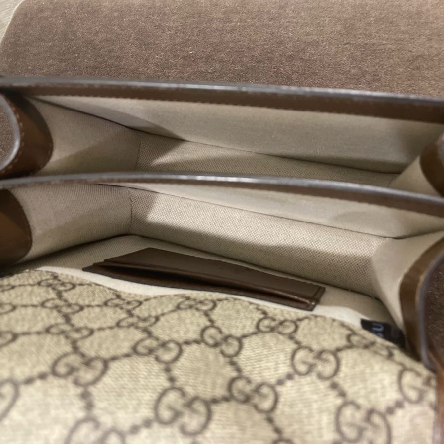 GUCCI Retro經典帆布斜背包 防潑水PVC-12