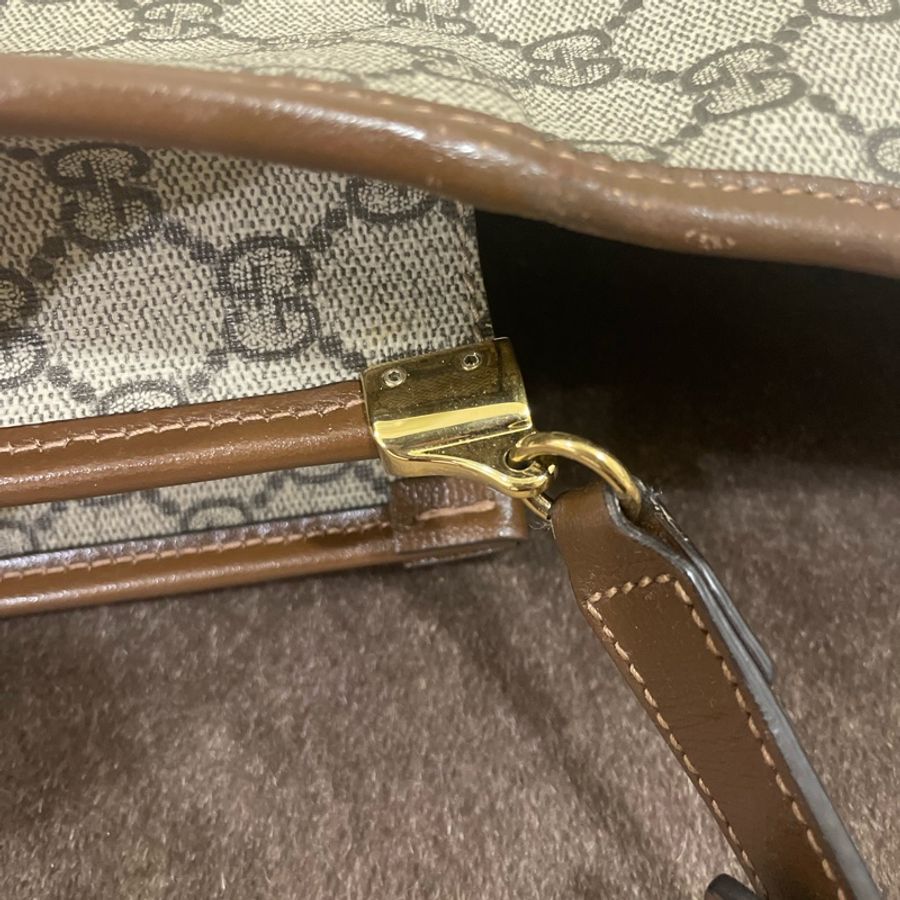 GUCCI Retro經典帆布斜背包 防潑水PVC-14