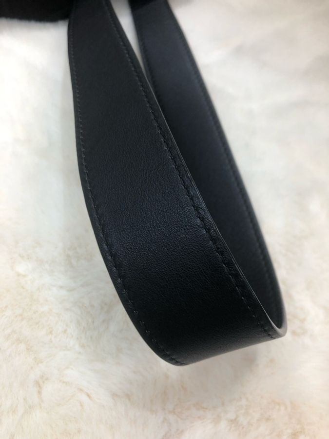 LV 路易威登 黑色全皮老花 手拎上肩包-31
