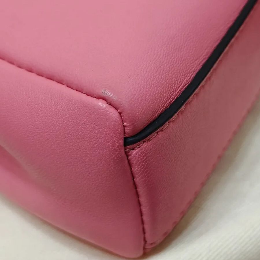 Fendi 粉色Micro peekaboo(附防塵袋) 手提肩背兩用包-19