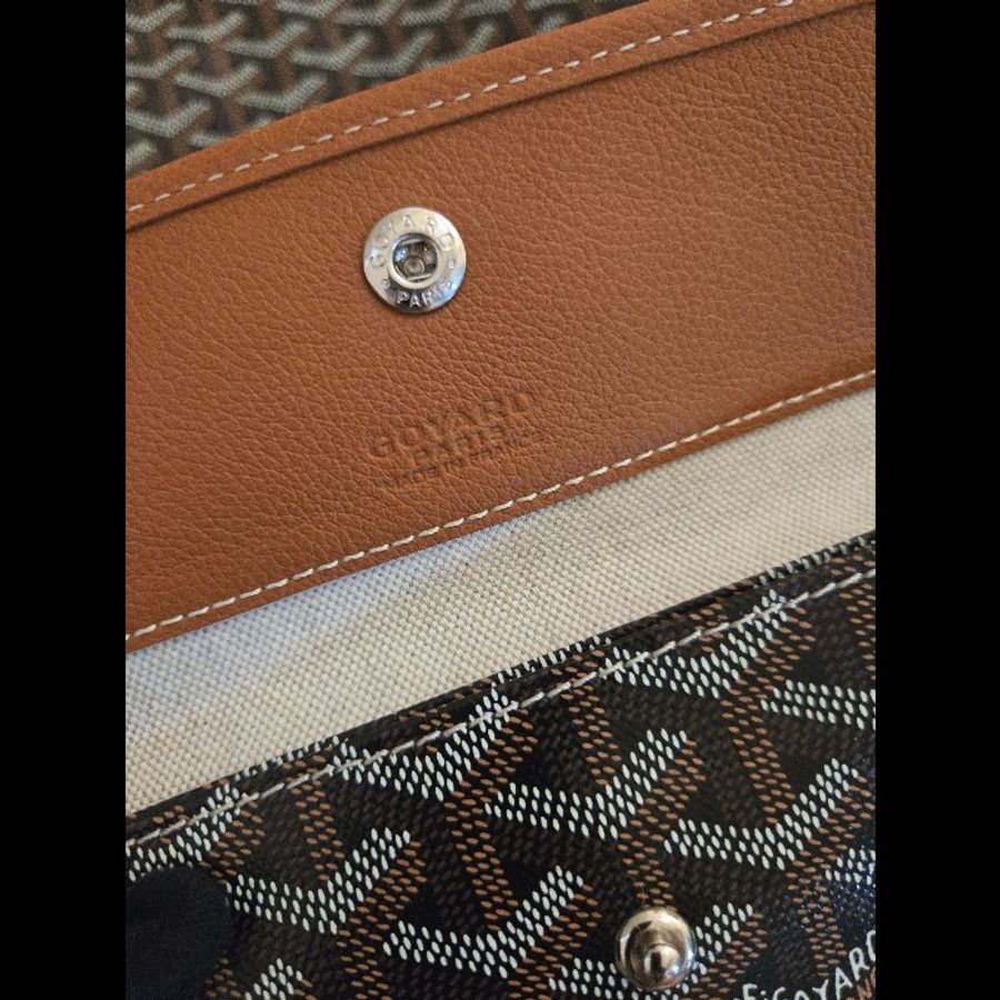 Goyard 愛心塗鴉 hobo 黑棕色 肩背包 雙面可以背 就像一次擁有兩顆包-17