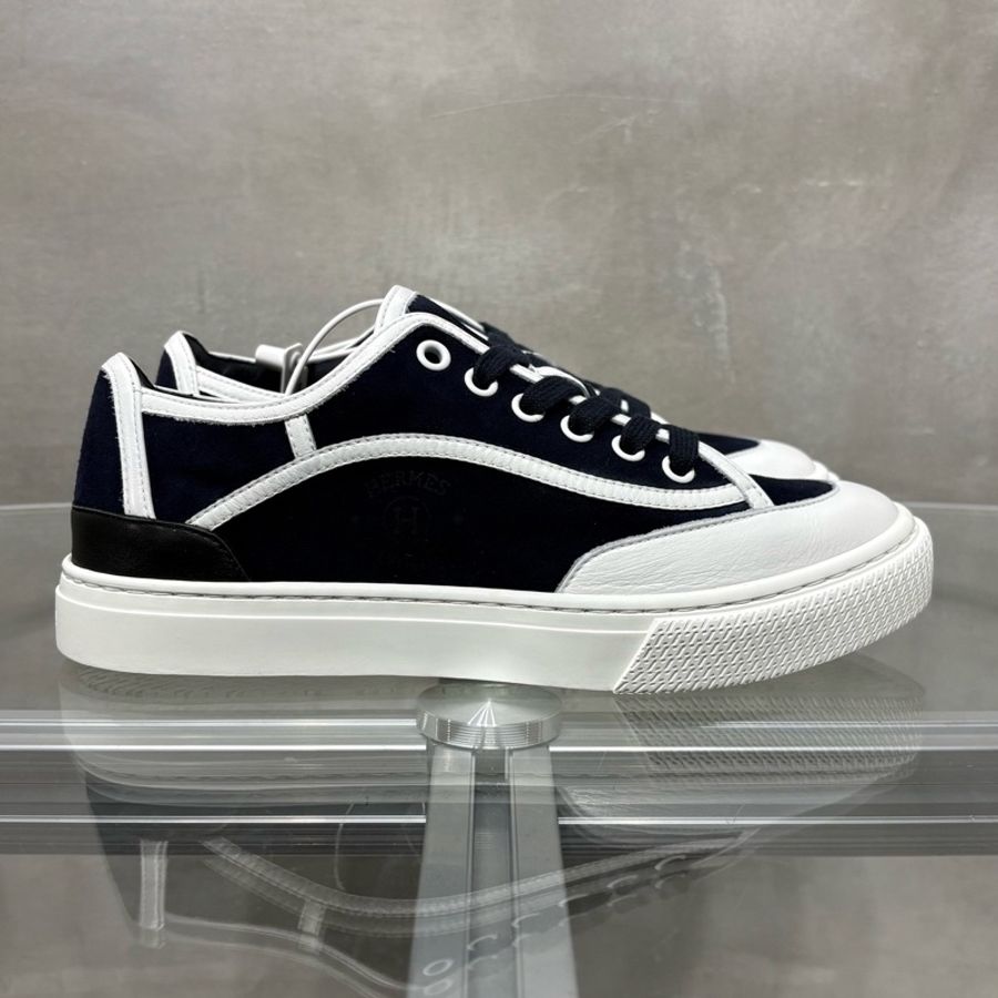 HERMES/愛馬仕 Get 絨面 山羊皮板鞋 尺碼/36碼-3