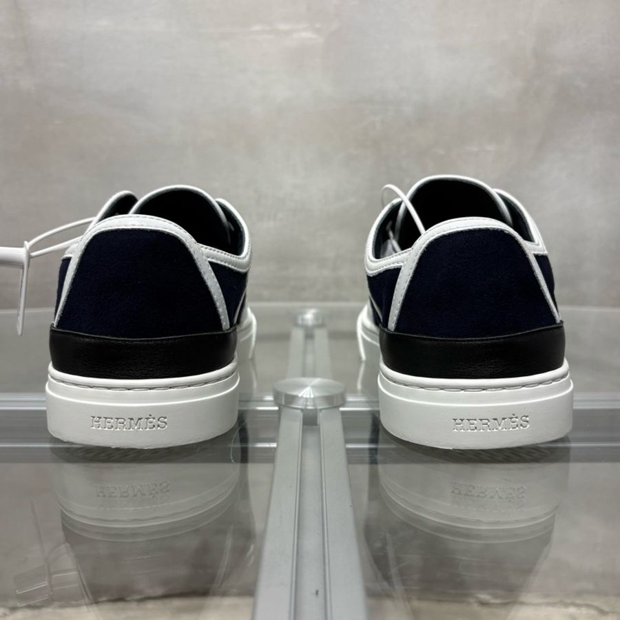 HERMES/愛馬仕 Get 絨面 山羊皮板鞋 尺碼/36碼-5