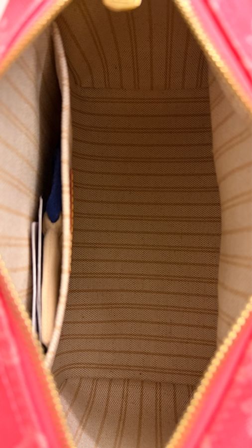 LV Speedy 25 粉色 130年紀念限量款 很新-5