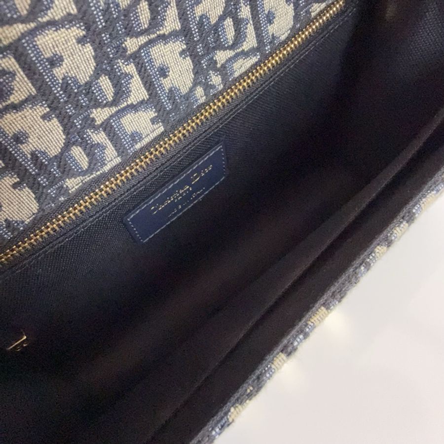 Dior 迪奥Montaigne 老花蒙田 尺寸25*15 鏈條拼皮肩帶 可單肩可斜挎-7