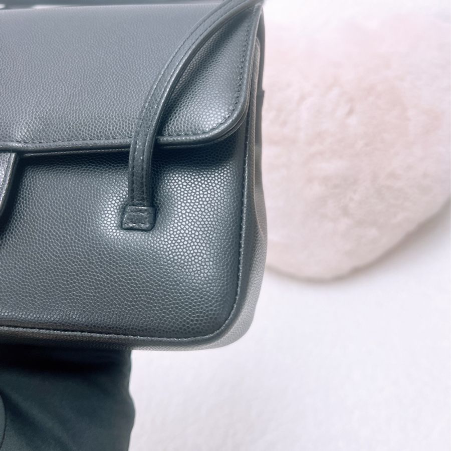 全新 Chanel preppy coco 22尺寸黑金小號 Jennie同款-2