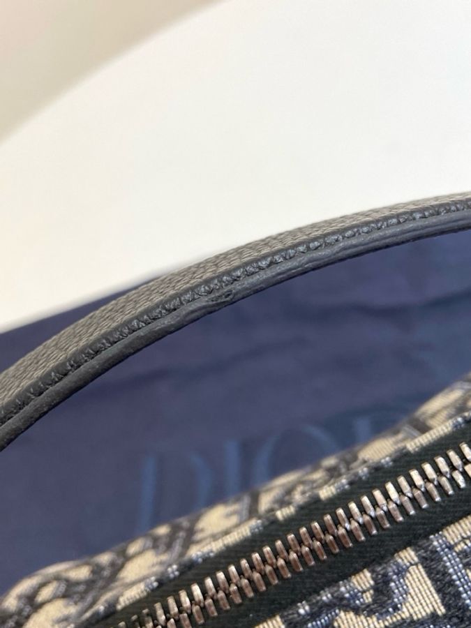 Dior迪奧老花roller圓筒手提包斜挎包 尺寸:17*11*11 附件:塵袋 肩帶。-7