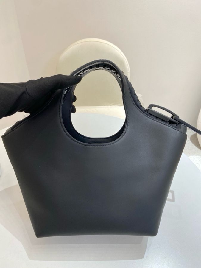 Balenciaga巴黎世家mary kate so black小托特粗拉鍊菜籃子-1