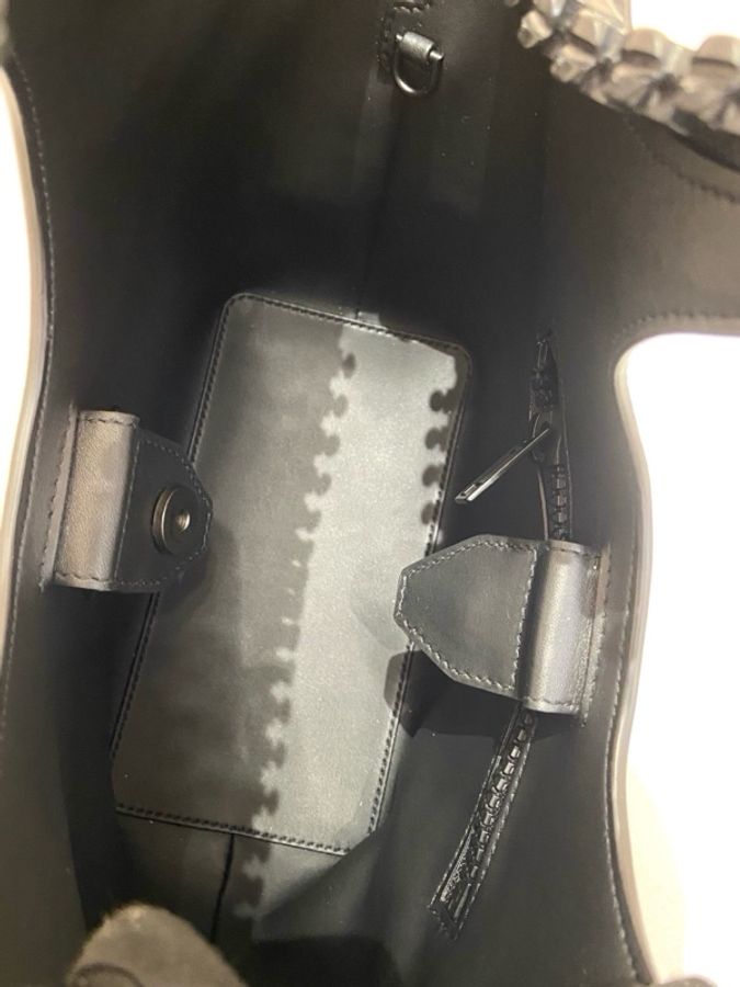 Balenciaga巴黎世家mary kate so black小托特粗拉鍊菜籃子-5
