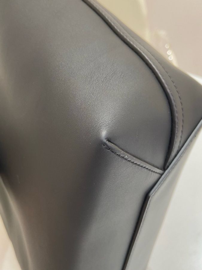 Balenciaga巴黎世家mary kate so black小托特粗拉鍊菜籃子-6