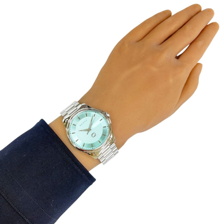 Gucci G-Timeless腕錶,不鏽鋼材質,型號YA126372 126.3,石英機芯,男款,GUCCI-1