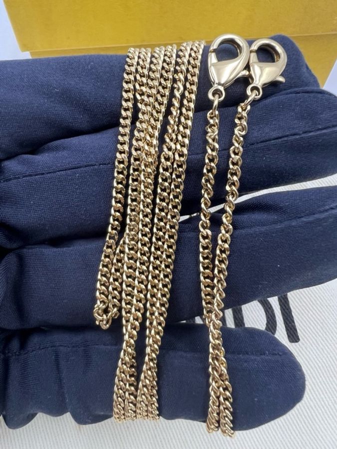 芬迪FENDI Baguette迷你法棍包 肩帶 鏈條可拆卸-13