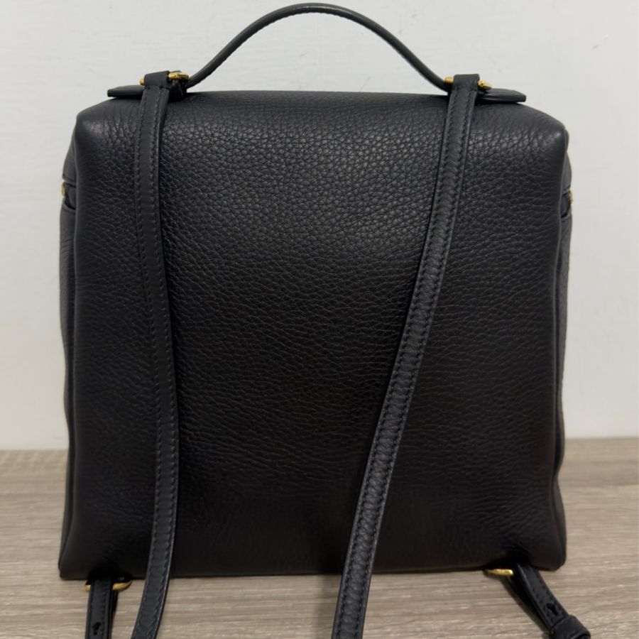🖤Loro Piana LP23.5 黑金雙肩背包🖤 二手閒置-4