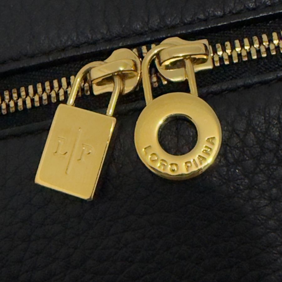 🖤Loro Piana LP23.5 黑金雙肩背包🖤 二手閒置-40