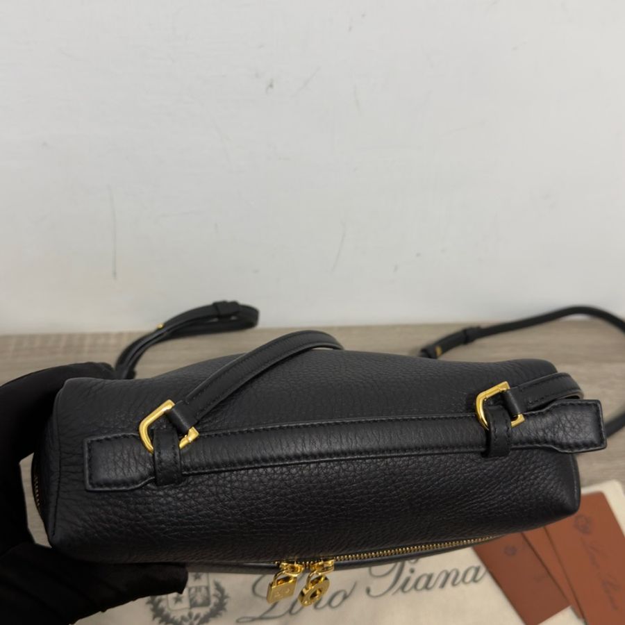 🖤Loro Piana LP23.5 黑金雙肩背包🖤 二手閒置-58
