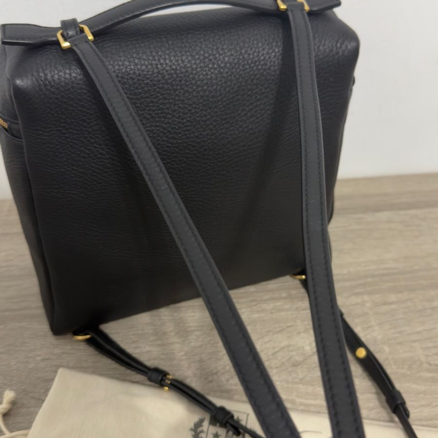 🖤Loro Piana LP23.5 黑金雙肩背包🖤 二手閒置-61