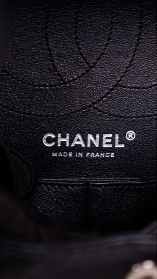 Chanel 15年餐厅小酒馆系列黑银2.55扣刀叉cf单肩包-10