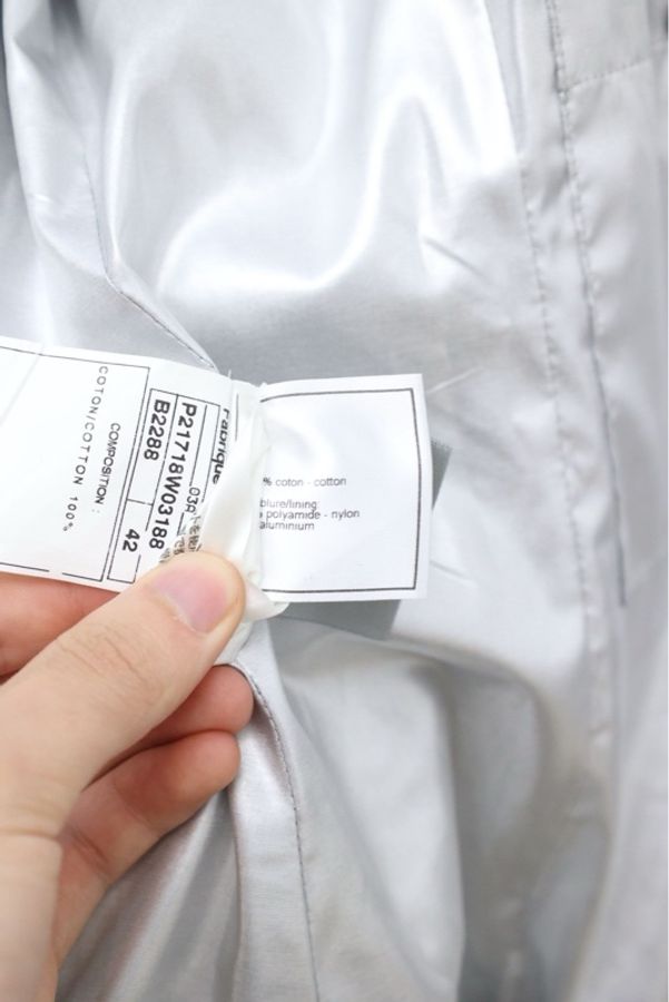 Chanel 03年运动方标系列黑色灯芯绒棉服-13