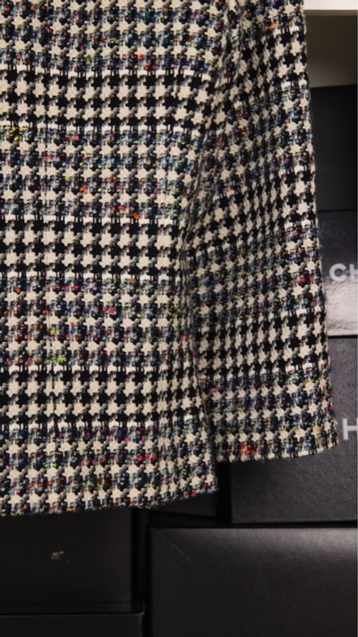 Chanel 06年彩色粗花呢羊毛四口袋上衣外套-13