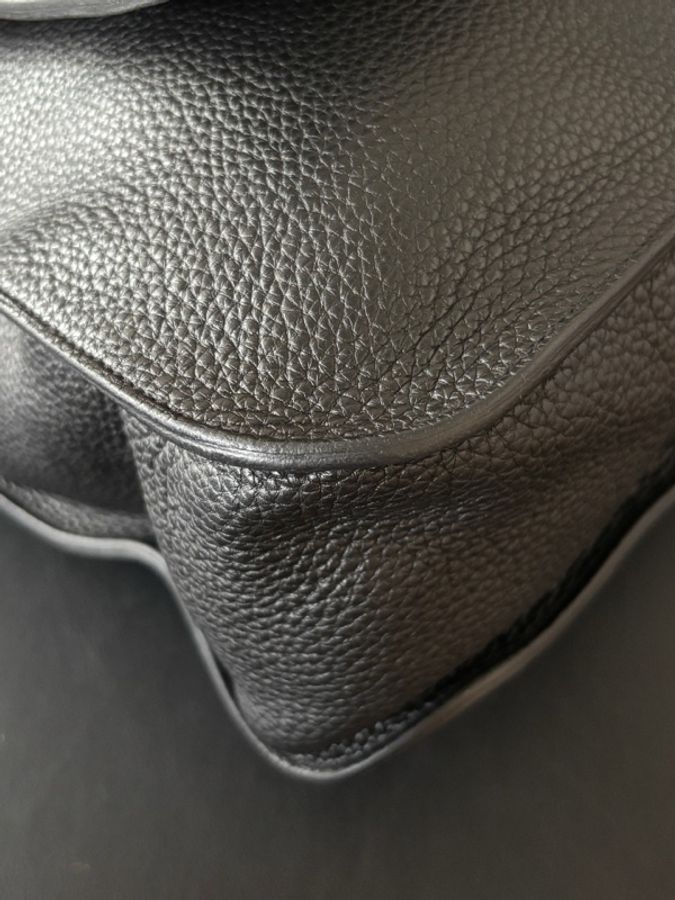 愛馬仕 Hermes Marwari hobo水桶托特 黑銀框P刻。-5