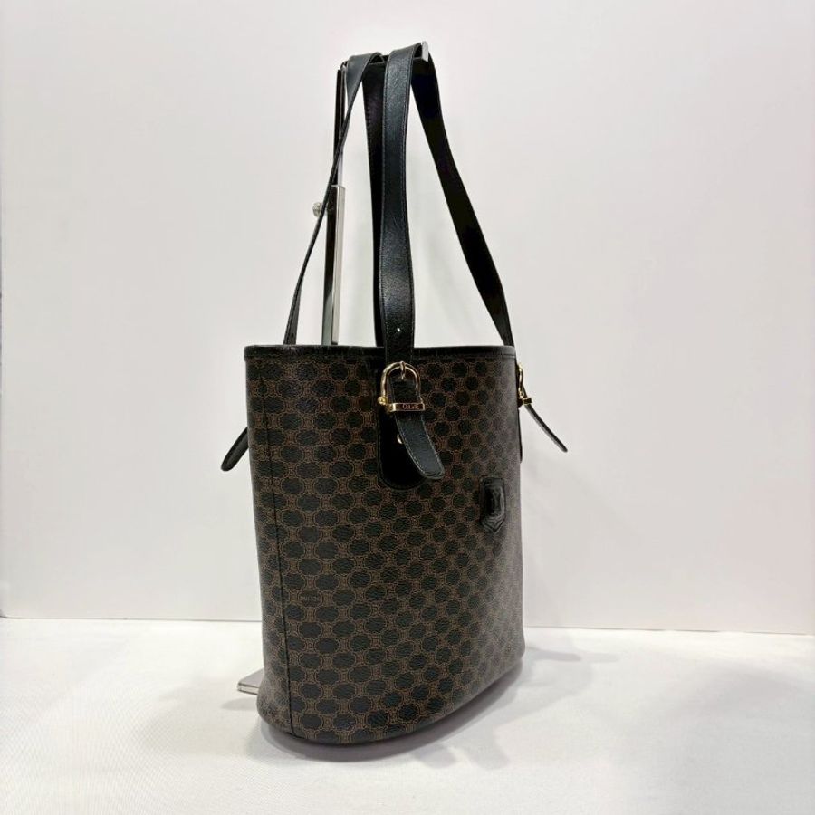 CELINE Vintage帆布水桶托特包-3