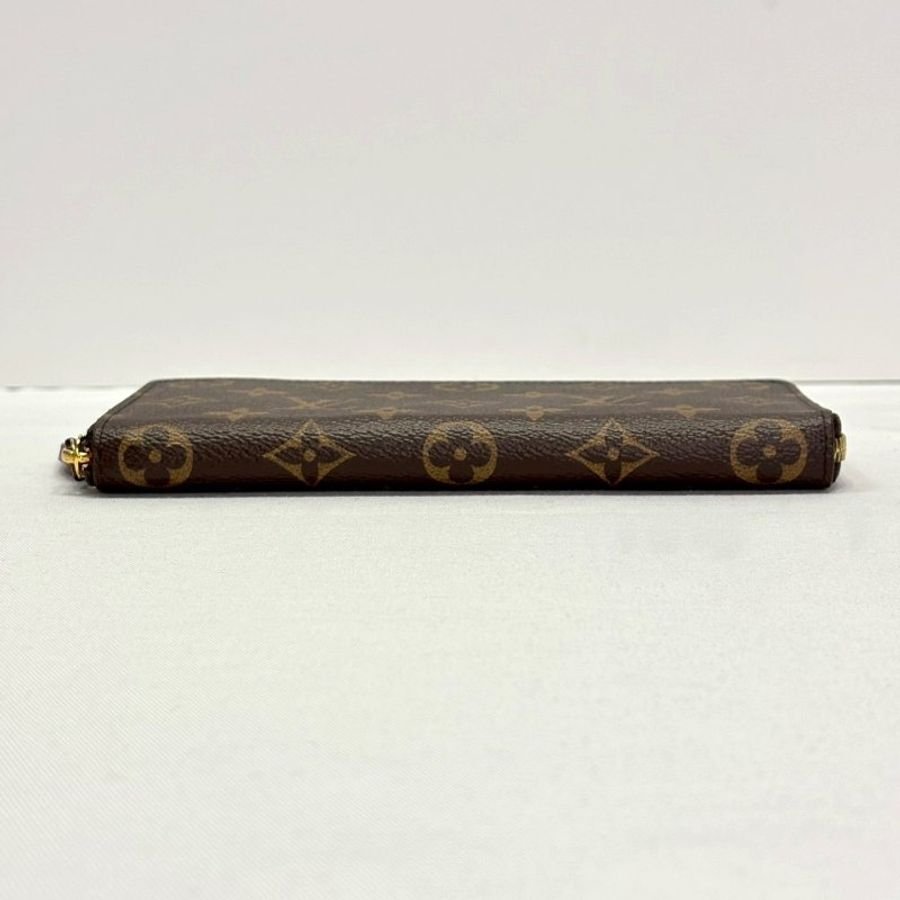 LV Clemence老花拉鍊長夾-7