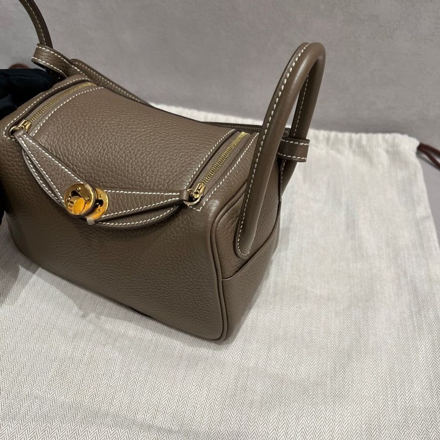 Hermes mini lindy 大象灰 二代-1