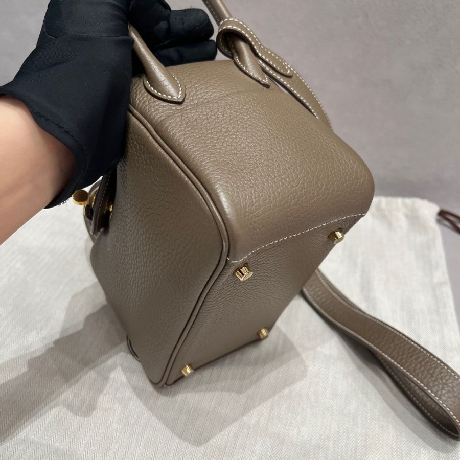 Hermes mini lindy 大象灰 二代-5