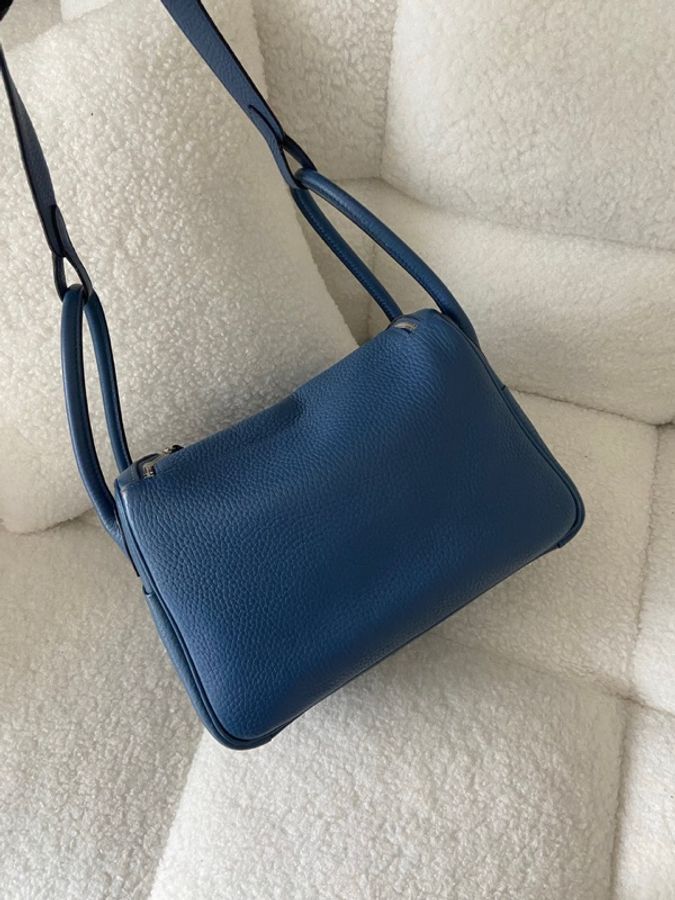 Hermes Lindy 26 瑪瑙藍拼海鷗灰-2
