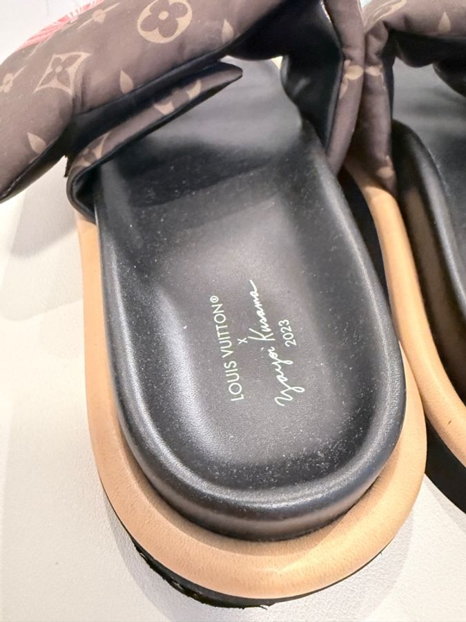 Louis Vuitton✨LV草間彌生聯名魔鬼氈南瓜拖鞋 #40 MA0213-20