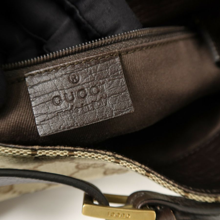 GUCCI 帆布/牛皮皮革Tote Bag手挽袋-7