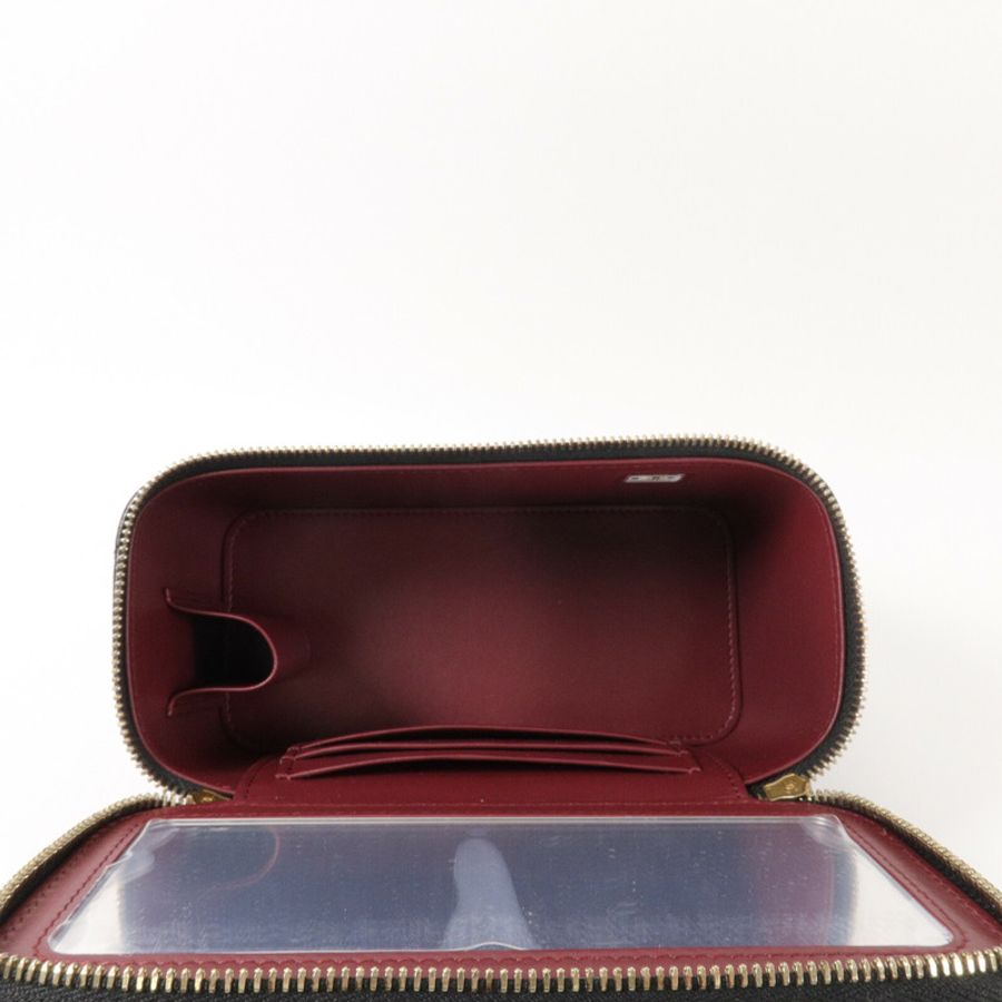 CHANEL 羊皮皮革Vanity Case鏈帶肩背袋-4
