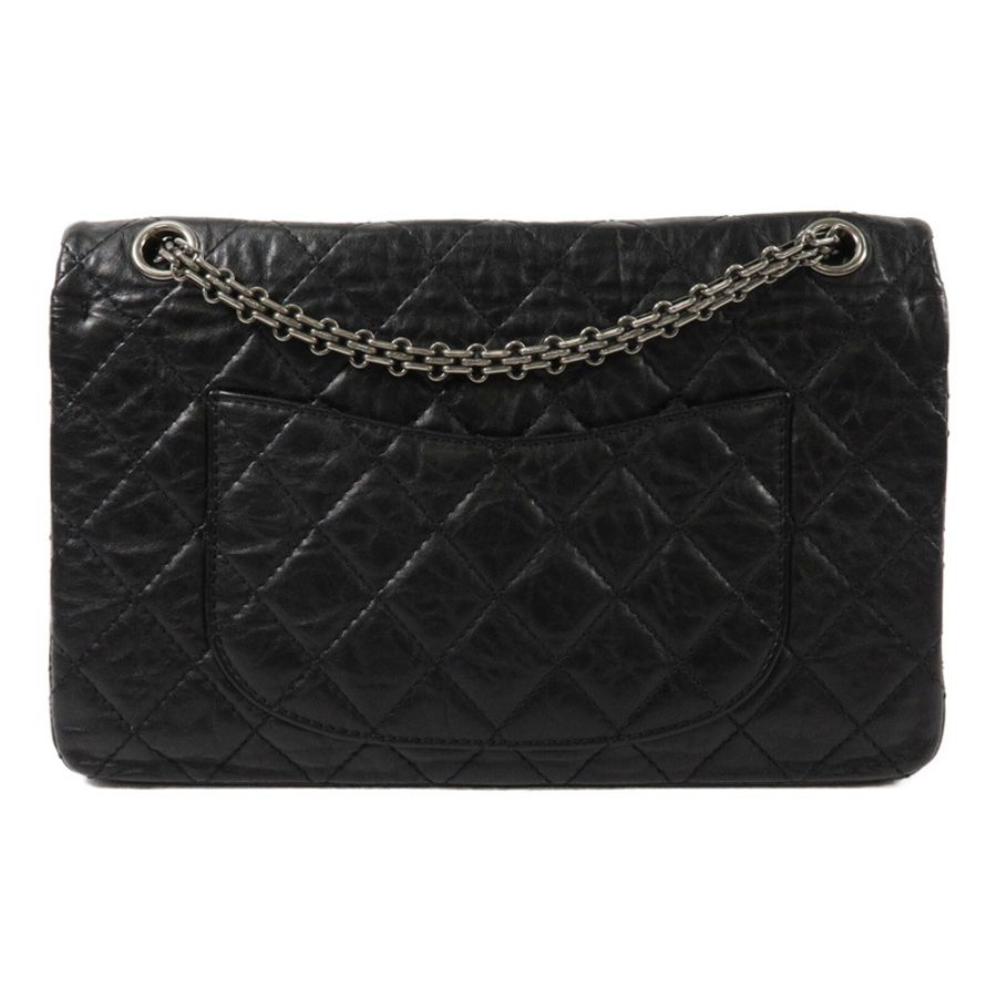CHANEL 牛皮皮革2.55 Large鏈帶肩背袋-1