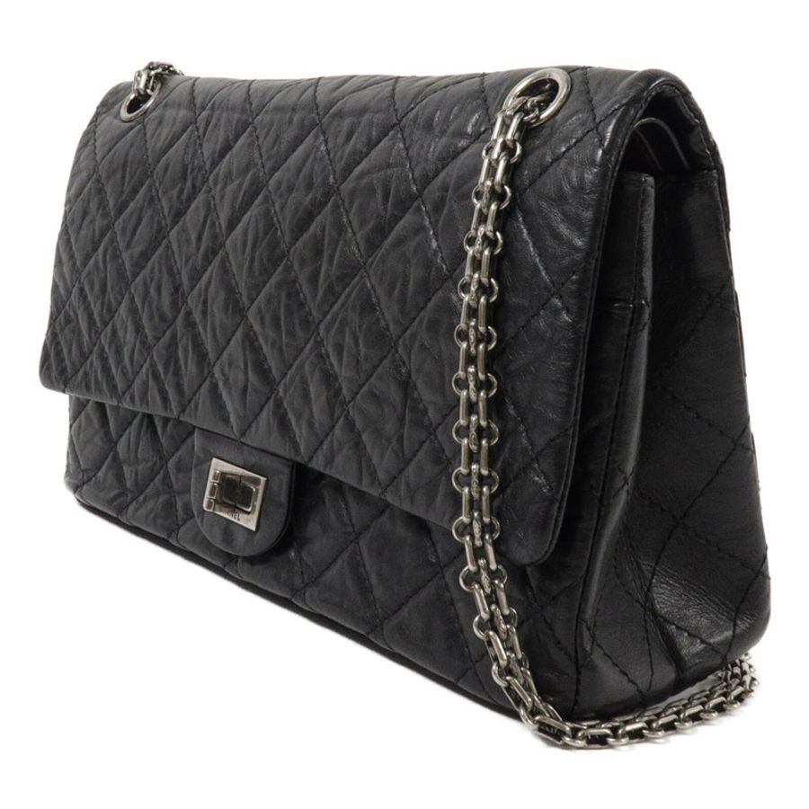 CHANEL 牛皮皮革2.55 Large鏈帶肩背袋-2