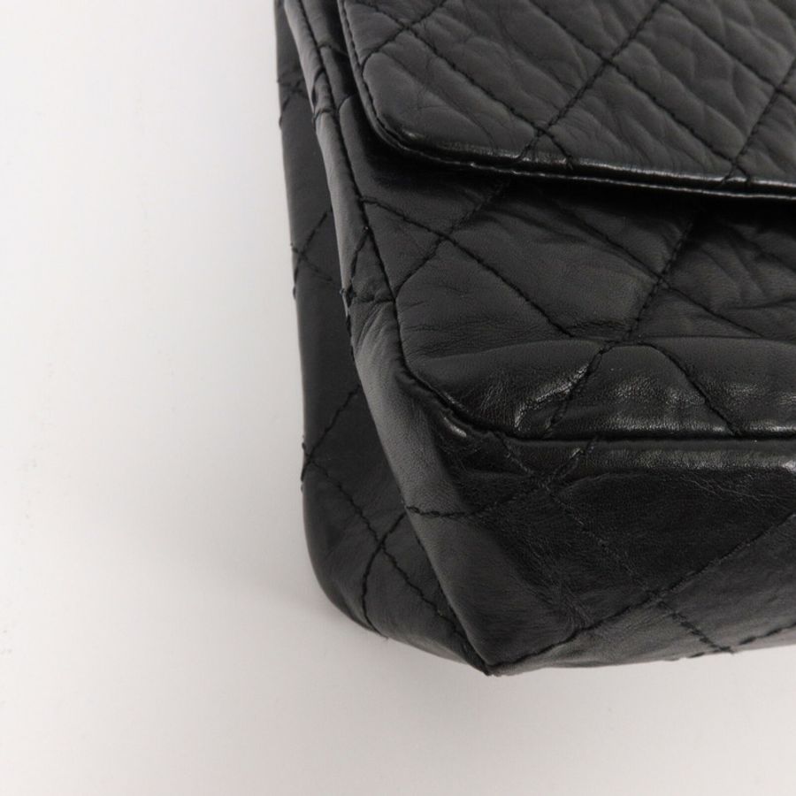 CHANEL 牛皮皮革2.55 Large鏈帶肩背袋-9