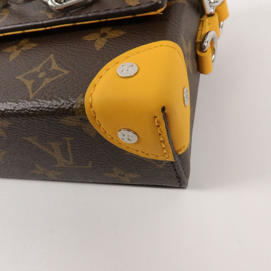 LOUIS VUITTON Monogram Macassar Steamer Wearable Wallet肩背袋-10