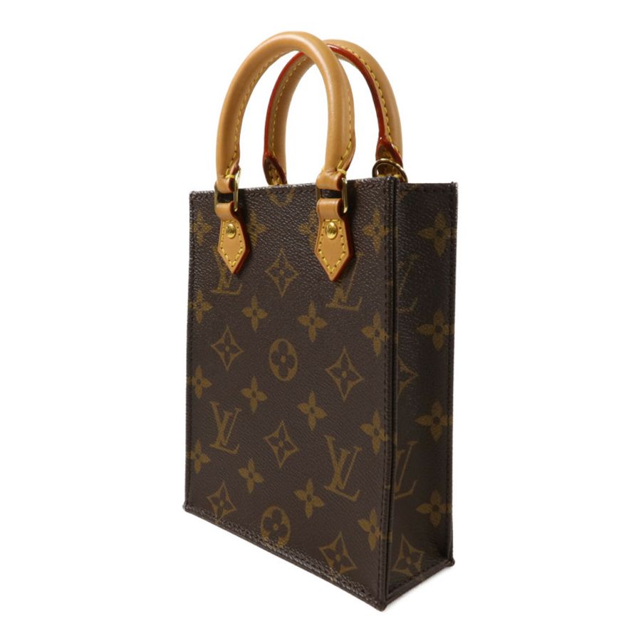 LOUIS VUITTON Monogram Petit Sac Plat手挽肩背兩用袋-2
