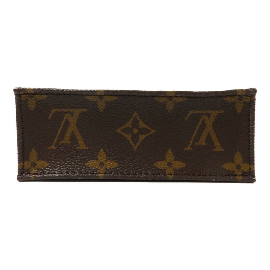 LOUIS VUITTON Monogram Petit Sac Plat手挽肩背兩用袋-3